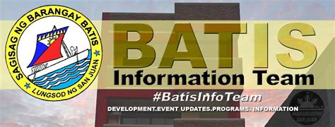 brgy batis san juan|BRGY BATIS INFO Team .